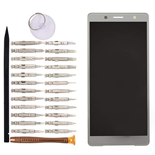 Image of Display LCD Touch Digitizer Screen Assembly for Sony Xperia XZ2 Compact H8314 H8324(White Silver)