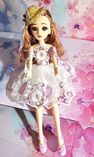 Image of DSR BJD Dolls 50CM Smart Doll 20Inch 18 Doll Toys with Full Set Clothes Shoes Wig Makeup & with Music Gift for Girls Best Gift All Festival (50CM) (Light -Purple)