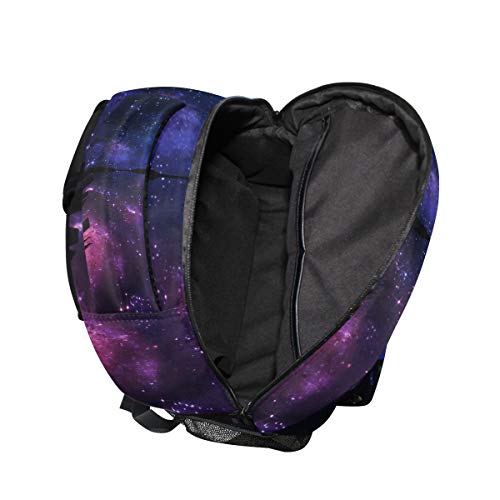 Aangepaste Mode Causale Stad Silhouet Galaxy Prints Rugzakken Meisjes Jongens Schooltassen Schouders Tas Reizen… - Afbeelding 7