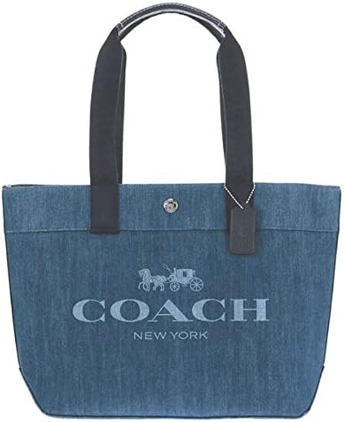 Amazon Coach コーチ トートバッグ デニムトート 手提げバッグ ロゴ レディースバッグ F67415 Sv De 並行輸入品 Coach コーチ トートバッグ