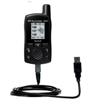 A smooth, classic USB cable for SkyGolf SkyCaddie SG2 USB with charging and HotSync functions