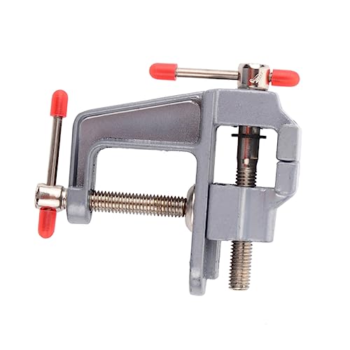 Balacoo Household Mini Table Vise Portable Clamp Workbench Tool for DIY Craft Jewelry Woodworking Carving and More