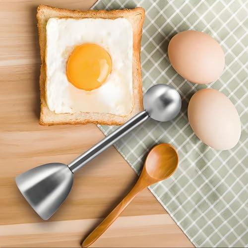4PCS Lustig Eierbecher Set, Eierbecher Lustig mit 1 X Edelstahl Eiöffner, Eierständer Eierhalter Kinder Frühstücks Egg Cup für Rohes Gekochtes Eier Brunch – Bild 8