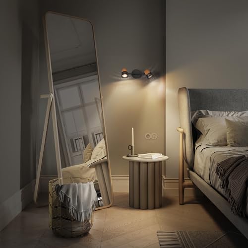 Ledvance Faretto Da Soffitto In Sughero, GU10, A 2 Luci, Dimmerabile, Nero - 3