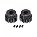 uxcell 1Mod 24T Pinion Gear 8mm Bore Hardened Steel Motor Rack Spur Gear with Step for RC Car Truck Buggy Gear Drive, 2 Set