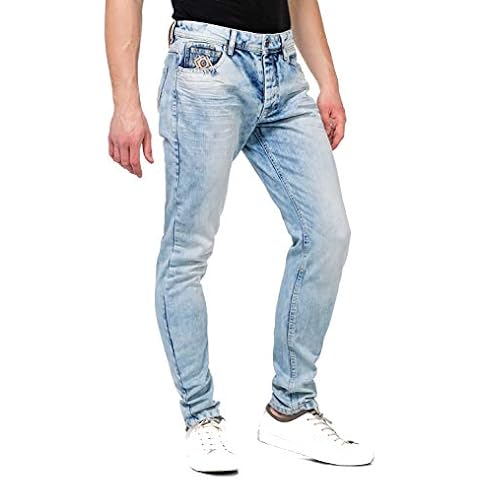 Cipo & Baxx Slim Fit Denim Trousers Cover