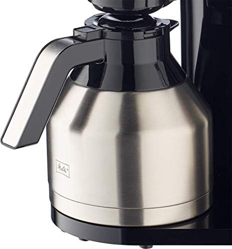 Melitta 1012 06 Filter Coffee Machines, Plastic, 1520 W, 1.2 Cubic_Centimeters, Black/Brushed Steel