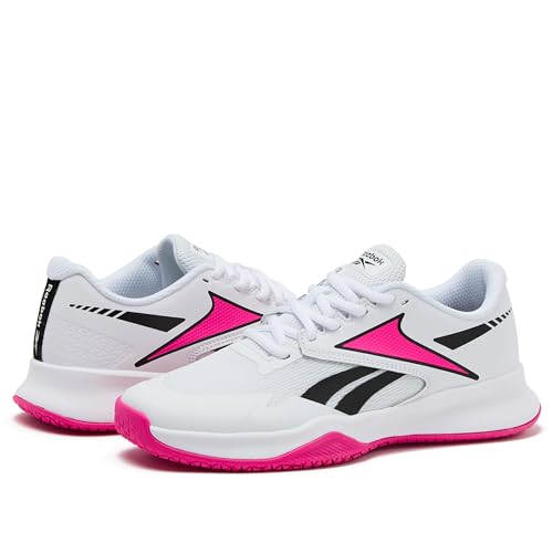 Reebok Classique Court Tennis Shoes for Women, White/Pink/Black, 12 Medium by Reebok - Image 6