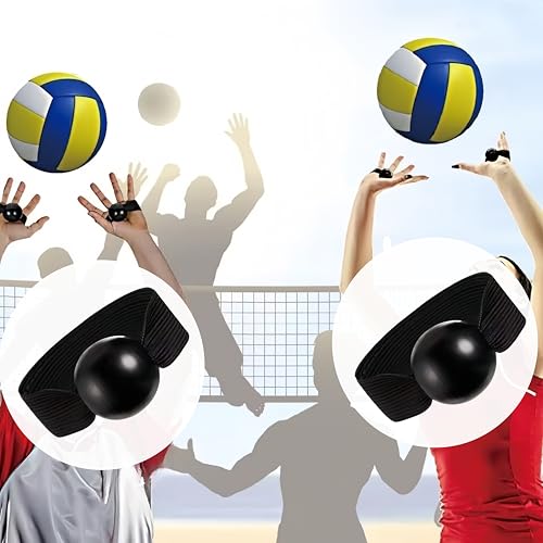 FKUMLUN Football Catching Trainer Band, Rugby Football Receiving Training Aid, Non-SlipVolleyball Catching Hand Strap Beginner Practice Fingertip - Thumbnail 6