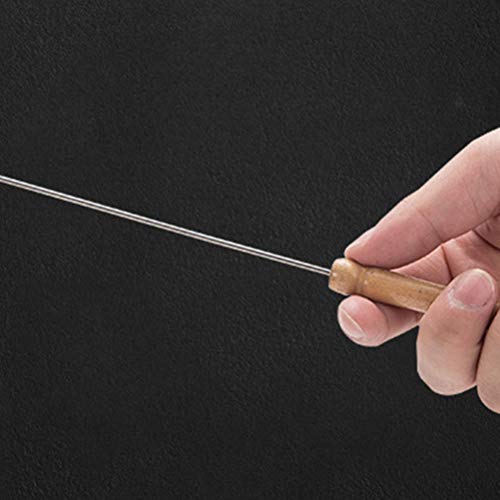 Espetos de churrasco Doitool para espetos de espetos de chapa em aço inoxidável para grelhar 24 peça