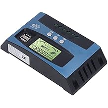 Solar Panel Regulator MPPT Solar Controller, MPPT Regulator PV Controller Intelligent Controllers with LCD Display 70A