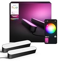 Philips Hue White and Color Ambiance Barra LED Smart Play, 2 pezzi, Kit Base con Lampada Smart e...