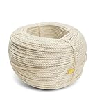 Generisch Seil-Shop Sisalseil 6/8/10mm - versch. Längen, 100% Naturprodukt - ohne Zusatzstoffe SPITZENQUALITÄT Sisal Schnur für Kratzbaum (8mm - 50m)