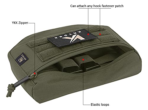 Krydex Tactical Dump Drop Pouch With Hook And Loop For Jpc Cpc Avs Vest Utility Tool Bag Airsoft Paintball (Upgrade Pouch -Rg) #TOP4