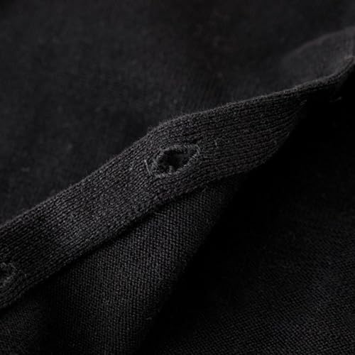 Toddler Boys Girls Cardigan Sweater Autumn/Winter Fashion Solid Color Knitted Jacket Party Birthday (Black, 3-4 Years)4