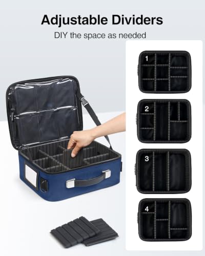 Image of Luxtude Trading Card Storage Box, Sports Card Carrying Case