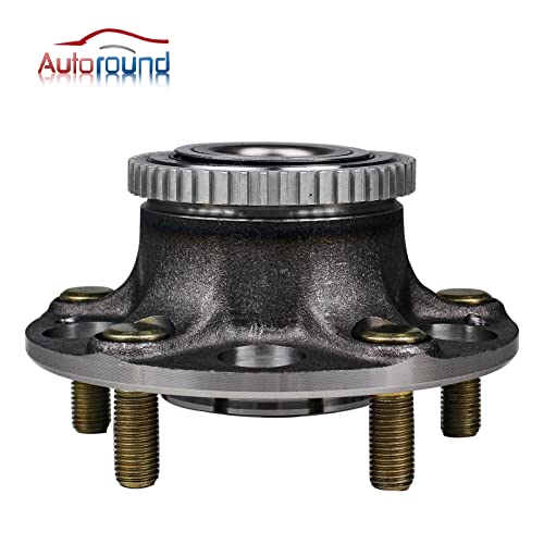 Autoround 512188 Rear Wheel Hub And Bearing Assembly Replacement For 2004-2008 Acura Tl, 2003-2007 Honda Accord 5 Lug Pair #TOP4