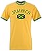 Produktbild Jamaica/Jamaika Ringer T-Shirt Reggea Kingston-Gelb-L