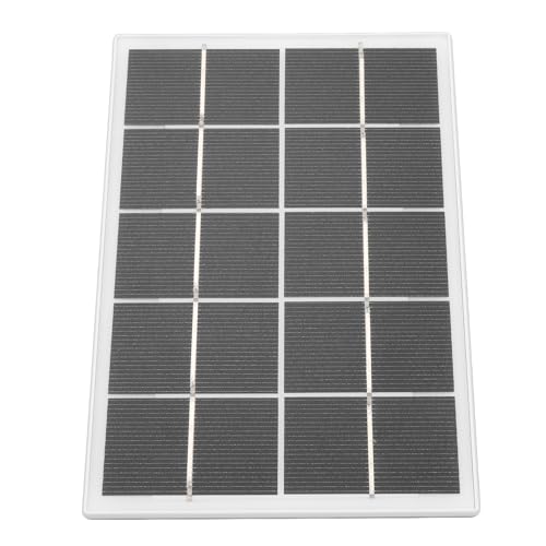 Wide Application Monocrystalline Silicon for Camera Solar Panel Charger, Camera Solar Charging Panel Fan (White)