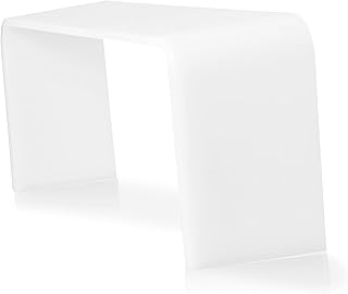 Adult Squatting Toilet Stool. PROPPR Bathroom Poop Stool is Perfect If You Love Everything in Your Bathroom to Be Clean and Pristine - Frosty White