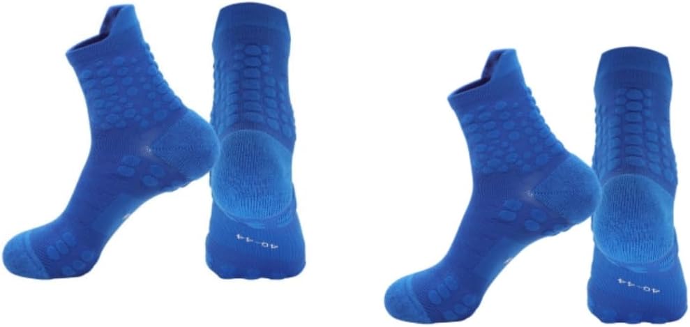 2 pairs of Professional unisex breathable non-slip ankle sports socks, for cycling, fitness, football, running, basketball, bandmiton, golf, cricket etc