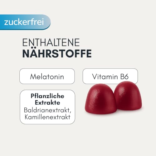 Gumtamin Sleep Melatonin Gummibärchen, 1mg, zuckerfrei – Ansicht 3