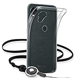 【 ストラップ 三本付き】 京セラ Digno SX3 KYG02 ケース クリア KYOCERA DIGNOSX3 クリアケース 適用 ディグノSX3 カバー 透明 スマホケース バンパー ディグノ SX3 透明ケース 【GoKIGIoD】 ソフト 首掛け ネックストラップ ハンドストラップ 携帯カバー 軽量 TPU