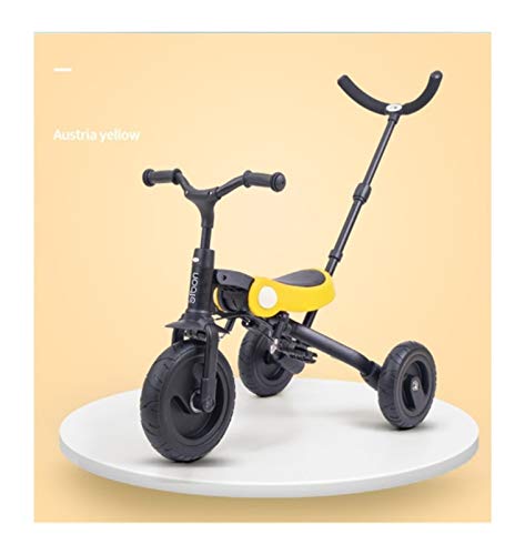 Great Features Of Youpin 3 in 1 Folding Baby Stroller + Balance Bike + Tricycle for Kid Ages1-3-6 Mu...