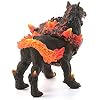 Schleich Eldrador Creatures - 7 Hell Hound Dog Figurine - Fire Monster Figure for Boys and Girls for Imaginative Play - Durable Beast Animal Toys for Kids - Cerberus Toy for Children Ages 7+ | 42451