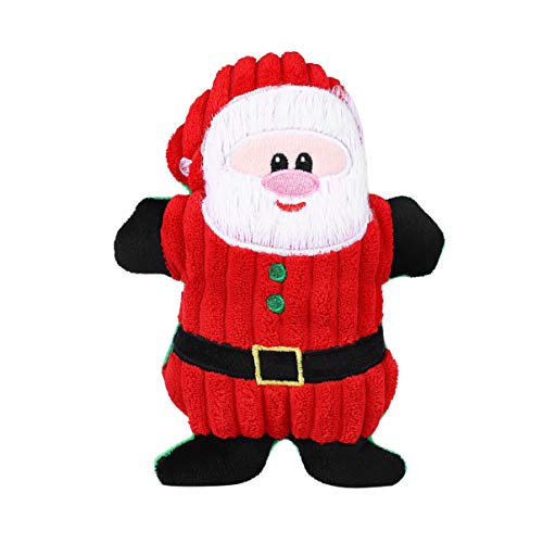 Juguete mordible y sonoro de peluche para perros POPETPOP rojo