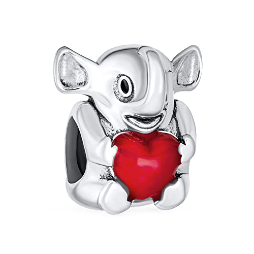Charm de elefante con corazón rojo: tu amuleto diario de estilo y suerte