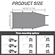 Outdoor Wasserdicht Sonnensegel,Auto Heckklappenzelt mit UV Schutz,Dachträger Sonnenschutzdach Heckklappe Autozelt Sonnendach Motorhome Tarp für Camper,SUV & Wohnwagen(grau, 300 * 200cm)