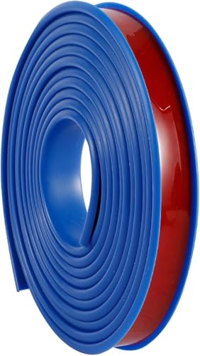 BULINO Striscia Protettiva for Bordi a Forma di U, Blu, 1 m, Bordo for Piano di Lavoro in Gel di silice Morbido, Protezioni for Angoli e Bordi for mobili, Bordo Autoadesivo, 1,6 cm(1.2cm)