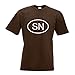 Senegal SN T-shirt imprimé - Marron - Large