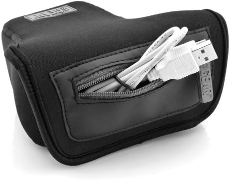 USA Gear Compact Point-and-Shoot Camera Pouch – Neoprene Camera Sleeve for Sony ZV-1/ZV-1F/ZV-1 II, RX100 VII, Canon G7 X Mark III, OM System Tough TG-7/TG-6, Ricoh GR IV (4.5 x 4.5 x 2.65 in) - Image 2