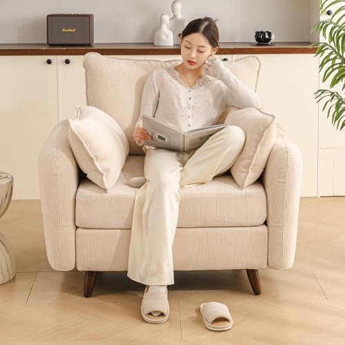 Oversized Accent Chair with Seats Storage,Comfy Living Room Chair...