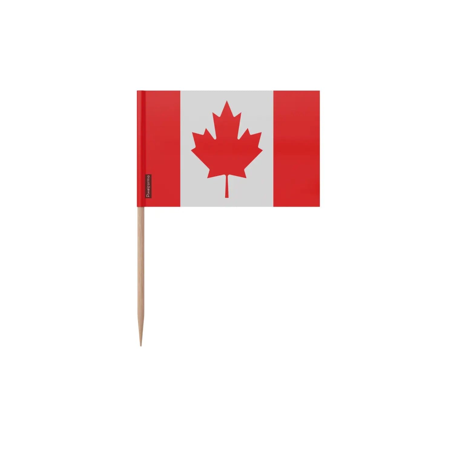Cure-Dents Drapeau Canada 10cm pour faire tenir vos mini burgers - 100p