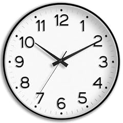 Roymnie Wall Clock, Silent Wall Clocks Battery Operated 8 Inch Modern Non Ticking Analog Clock