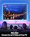 Smart TV LED Backlights, 9.8ft WiFi Strip Lights Compatible with Alexa, Google Assistant, Remote, Music Sync 16 Million RGB Colors, Avatar Controls for 46-60 inch TVs