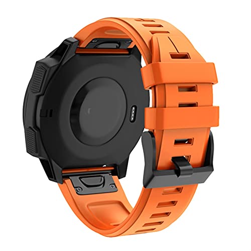 Bracelet de montre silicone souple et resistant pour Garmin Fenix 6 Pro