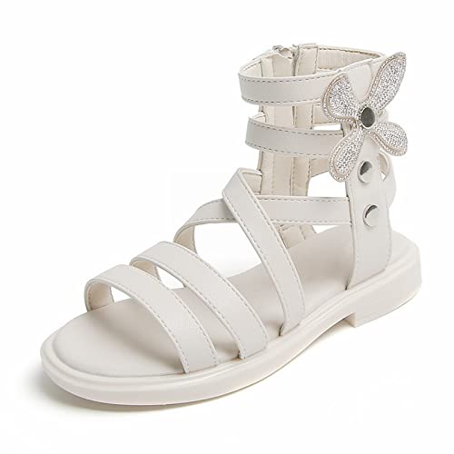 Girls' Sandals Summer Fashion Children's Roman Shoes Korean Edition Soft Sole Fashionable Girl Sandals Size 13t