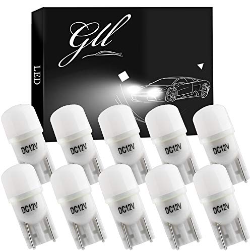 Grandview T10 LED アイスブルー 2835チップ 3連 12VDC 車用 セラミック 拡散レンズ ウエッジ ポジションライト ライセンスランプ ナンバー灯 ルームランプ