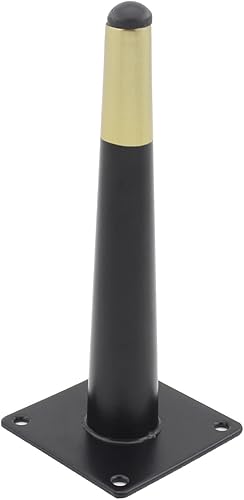 Miniatura 5 de Paquete de 4 patas para muebles, patas redondas cónicas para muebles, pie de metal resistente para sofá, armario, bar, cama, mesa, silla, sofá,