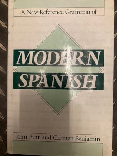 A new reference grammar of modern Spanish 0713165022 Book Cover