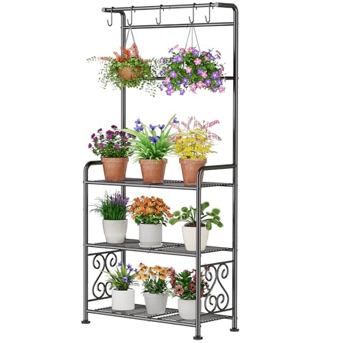 Plant Stand Indoor Outdoor Heavy Duty Metal - 56.4