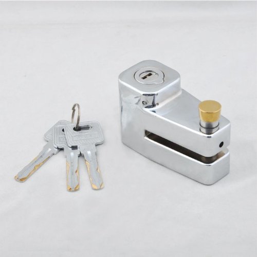 Rhegene Motorcycle Scooter Useful Brake Disc Rotor Wheel Lock Security Anti-Theft Hi-Strength Alloy Steel Structure