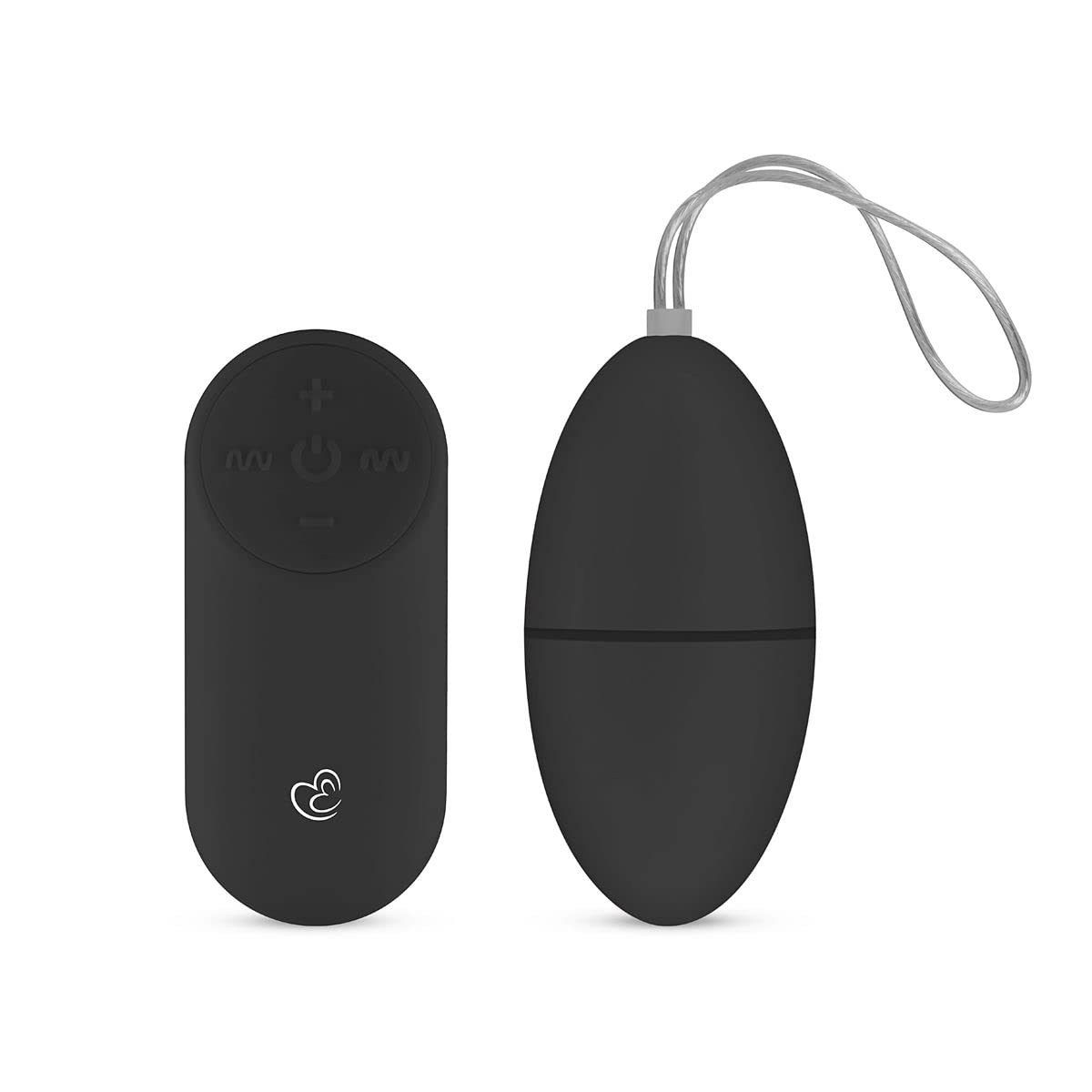 Easytoys Uovo Vibrante a Controllo Remoto, Nero - 124 g