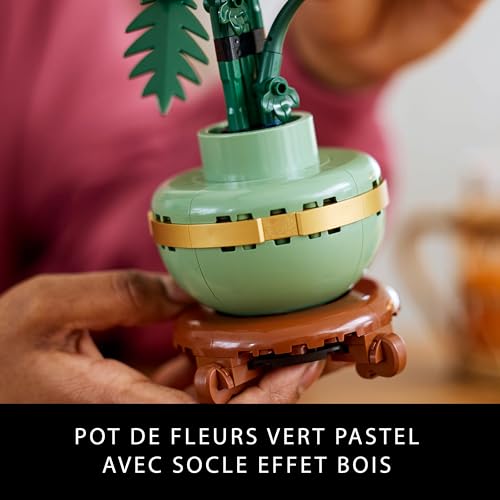 LEGO Botanicals Le Chrysanthème - Décoration avec Fleurs artificielles - Set de Construction pour Adulte - Activité relaxante et créative pour Amoureux des Plantes - Cadeau pour Femme ou Homme 10368