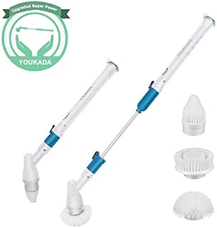 YOUKADA Electric Spin Scrubber, Cordless Floor Scrubber, Super Power Cleaning Brush for Kitchen