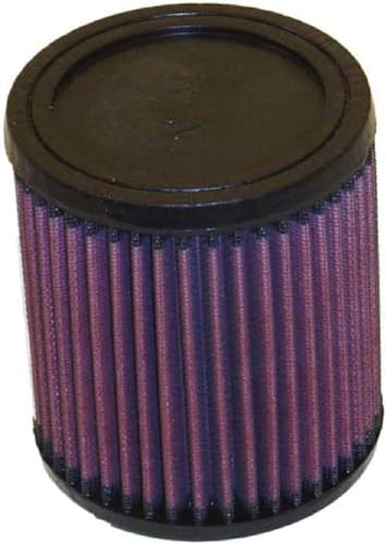 Image of K&N High-Flow Original Lifetime Universal Clamp-On Air Filter: High Performance, Premium, Washable: Flange Diameter: 2.4375 In, Filter Height: 5 In, Flange Length: 0.625 In, Shape: Round, RU-0840